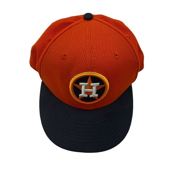 59Fifty Houston Astros baseball hat Orange blue Size 7.5 New Era - Picture 3 of 10